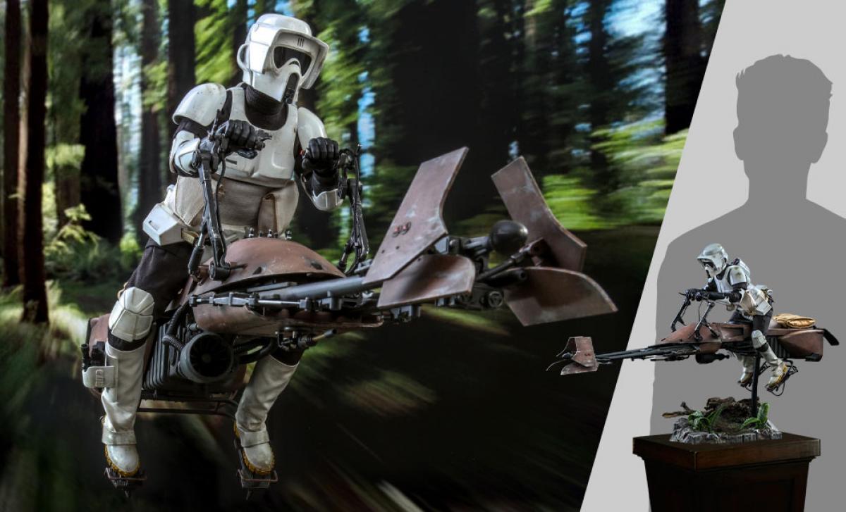 Scout Trooper and Speeder Bike Return